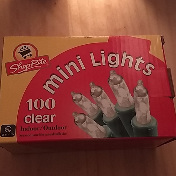 shop rite Holiday Whiteclear Christmas Lights Poshmark